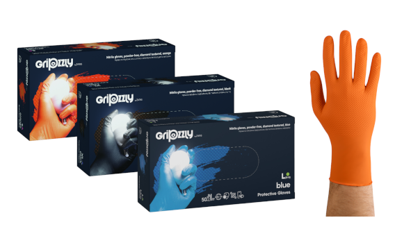 rękawice, rękawiczki nitrylowe, rękawice Grippzly