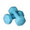 yellowDUMBBELL zestaw dwóch hantelek do ćwiczeń
